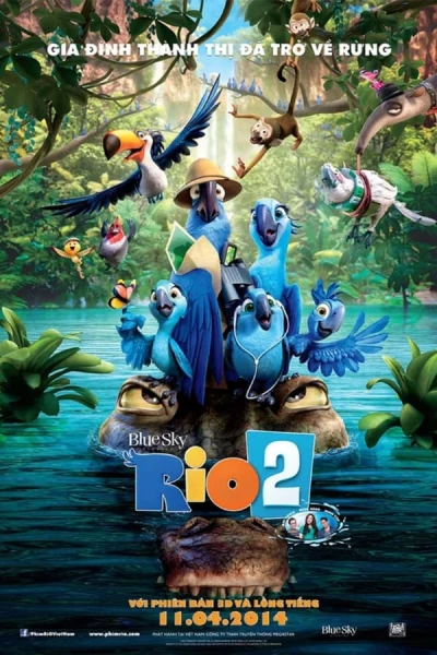 Chú Vẹt Đuôi Dài 2 - Rio 2 (2014)